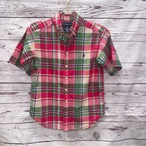 Polo by Ralph Lauren Plaid Shirt - Red and Green